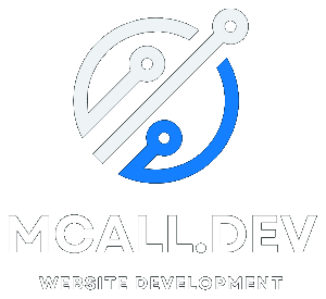 MCALL.DEV website development logo